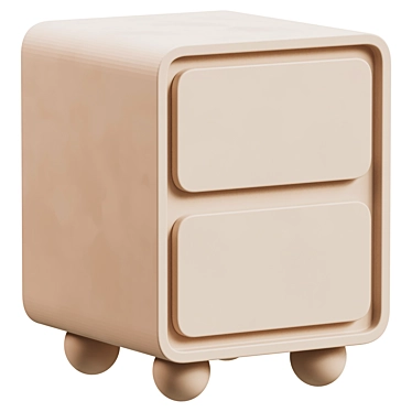 Nightstand Cobb Beige Nightstand