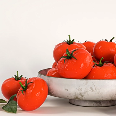 3D Tomato Dish Model Collection 3D model image 1 