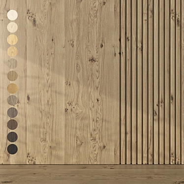  Seamless Oak Textures Pack 3D model image 1 