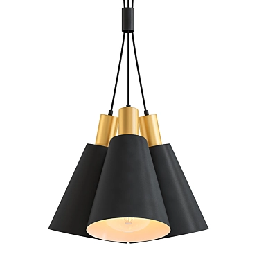Modern Pendant Light Sconce Fixture 3D model image 1 