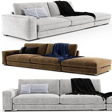 Holden Open End Sofa 3D	Model 3D model image 1 