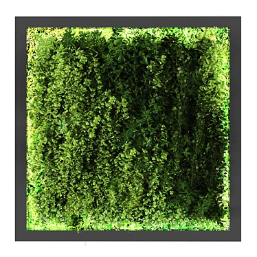 Rustic Vertical Garden Panel 3D model image 1 