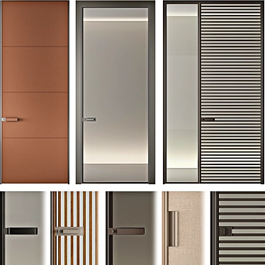  Stylish Rimadesio Doors Collection 3D model image 1 