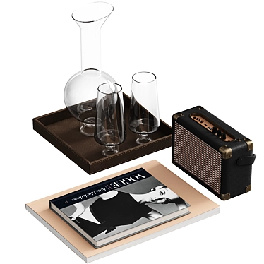 Retro Style Decor Set with Smoothers 3D model image 1 