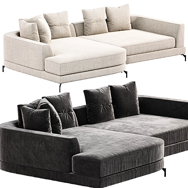 Eichholtz Moderno S Left Sofa 3D model image 1 