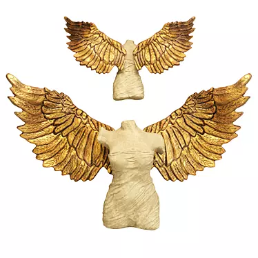  Angelic Wall Décor Gela 3D model image 1 