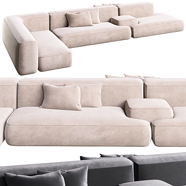 Cloud Modular Sofa - Corona Render 3D model image 1 