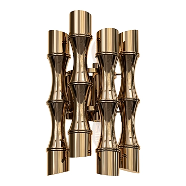 Damian Brass Wall Sconce 3D model image 1 