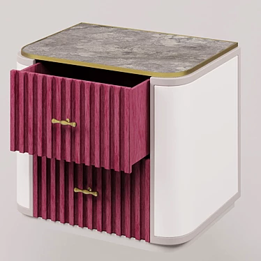 Celine Bedside Table, Furnitera Collection 3D model image 1 