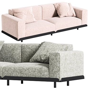  Modern Arflex Claudine L Sofa 3D model image 1 