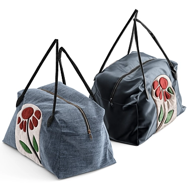 Stylish Bags Set of 4 3D model image 1 