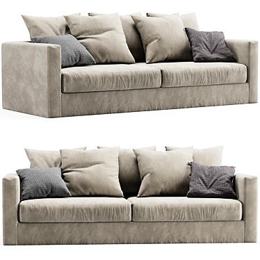 Modern 3D Sofa Model 2015 3D model image 1 