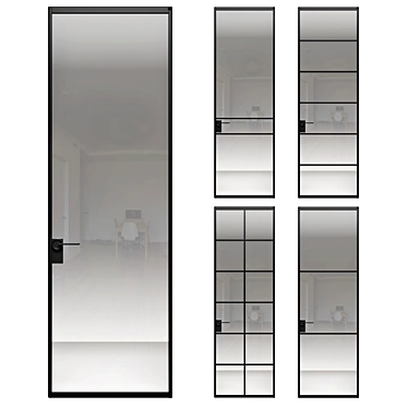 Modern Volhovec Doors Collection: ALPL040 3D model image 1 