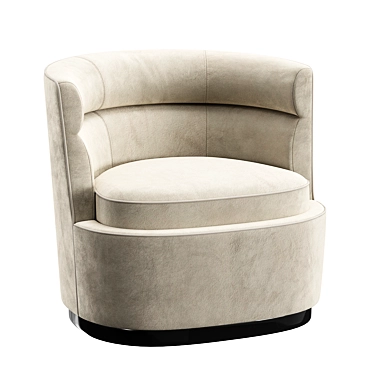 Beverly Sofaclub Armchair, 800x720x740 Dimensions 3D model image 1 