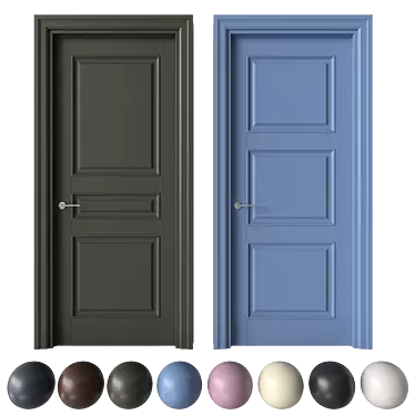 Academy Zeus Door Set 3D model image 1 