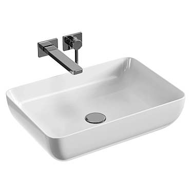 Sleek Kaldewei Countertop Washbasin 3D model image 1 