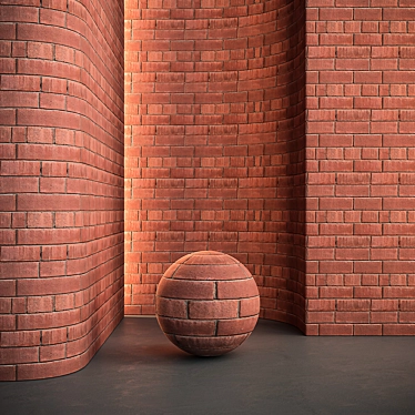 Brick Wall 3 Material Set 3D model image 1 