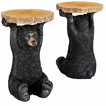 Bear Animal Side Table. 3D model image 1 