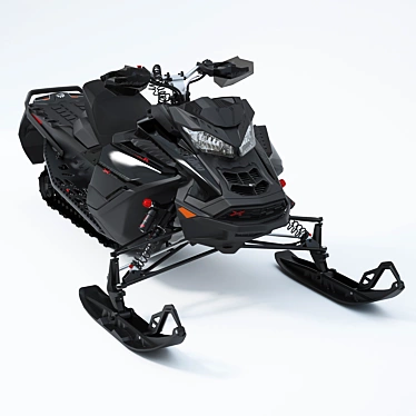 Renegade X-RS Turbo Snowmobile 3D model image 1 