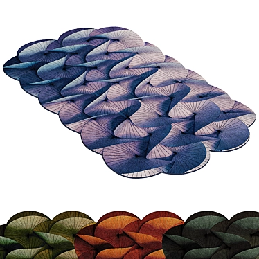  Gradient Illusion Carpet by Moooi 3D model image 1 