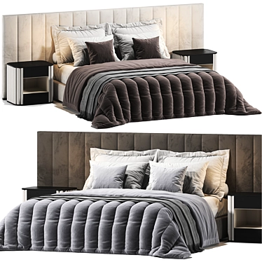 Restoration Hardware Modena Bed 3D model image 1 