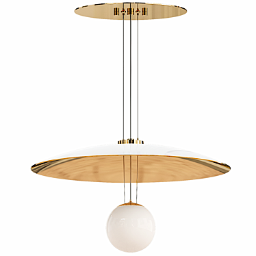 Modern Pendant Light Fixture - Stowe 3D model image 1 