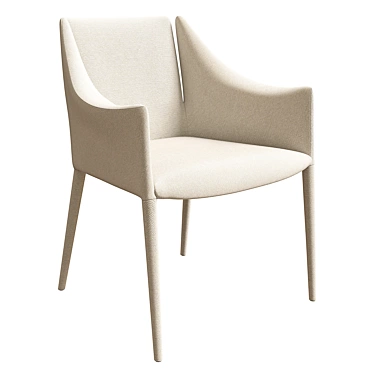 Modern Ergonomic Vela Chair 3D model image 1 