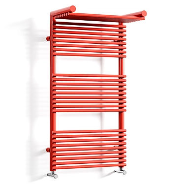 Elegant Vertical Towel Warmer 3D model image 1 