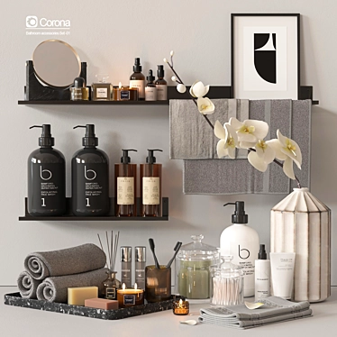 Bathroom accessories set01