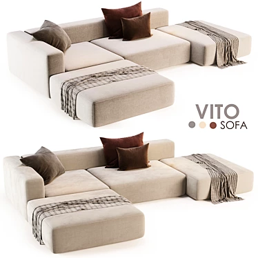 Modern Loft Sofa Tuo Divano 3D model image 1 