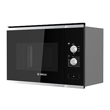 Bosch Serie 4 Built-In Microwave 3D model image 1 