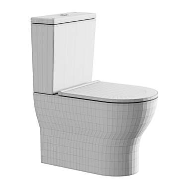 DIWO Elista Compact Toilet 3D model image 1 