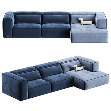 FIRM Sofa TurboSmooth Render - 3840x1800xH720mm 3D model image 1 