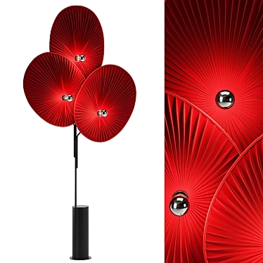 Roche Bobois Unfold Floor Lamp 3D model image 1 