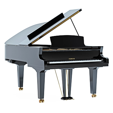 Yamaha S7X Premium Piano Bundle 3D model image 1 