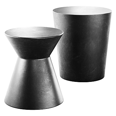 Modern End Tables by Sunpan 3D model image 1 