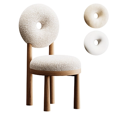 Modern Chic Baba Chair - Emmanuelle Simon 3D model image 1 