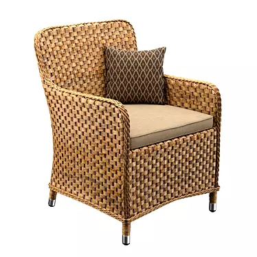 Modern Upholstered Chair for Home 3D model image 1 