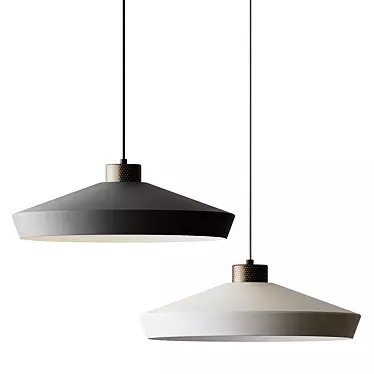 Modern Edge Pendant Lamp - Large 3D model image 1 