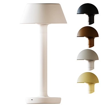 Luminous Sky Panzeri Table Lamp 3D model image 1 