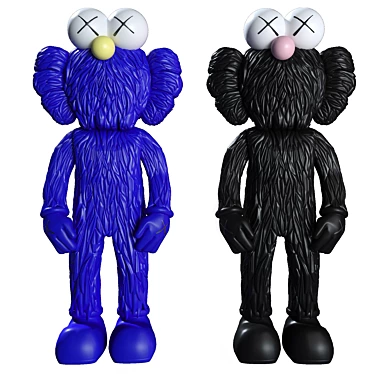 KAWS BFF Vinyl Open Edition 3D model image 1 