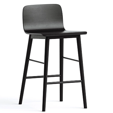 Elegant Tami Counter Stool 3D model image 1 