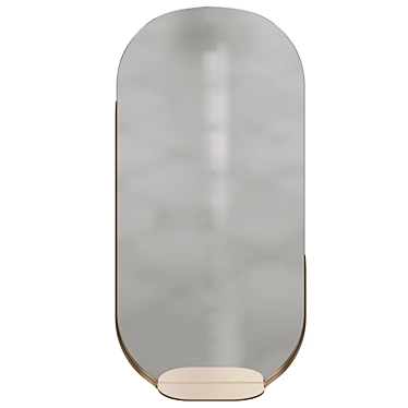 Modern Minimalist Wonderland Mirror, 60cm 3D model image 1 