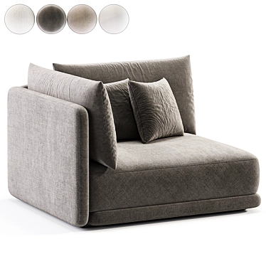 Modern Katarina Sofa Model 2015 3D model image 1 