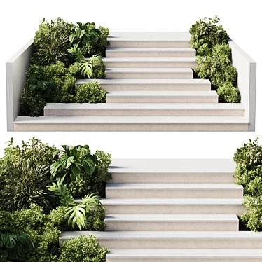 Entry & Exit Stairs Set 3D model image 1 