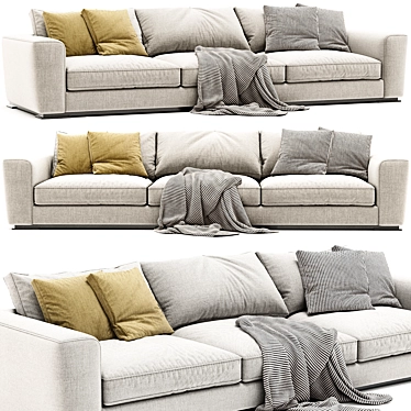 Contemporary Scott Flexform Sofa 3D model image 1 