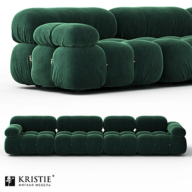 Kristie Mebel Asti Sofa 3D model image 1 