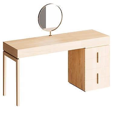 Elegant Vanity Table for Beauty 3D model image 1 