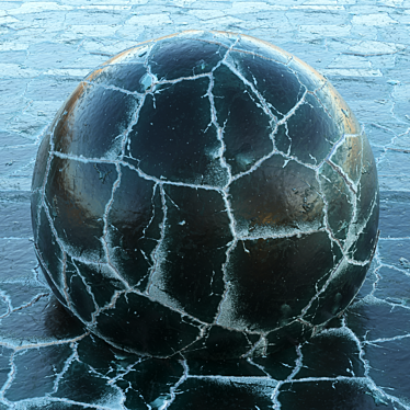 Arctic Ice Texture Pack 3D model image 1 