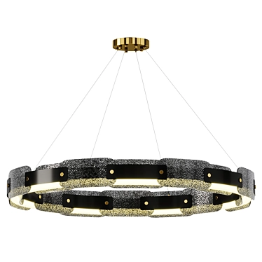 Modern Fuze Chandelier 2015 3D model image 1 